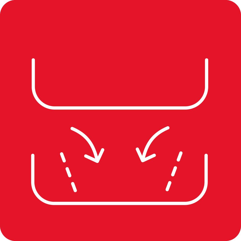 Folding bottom rack combs