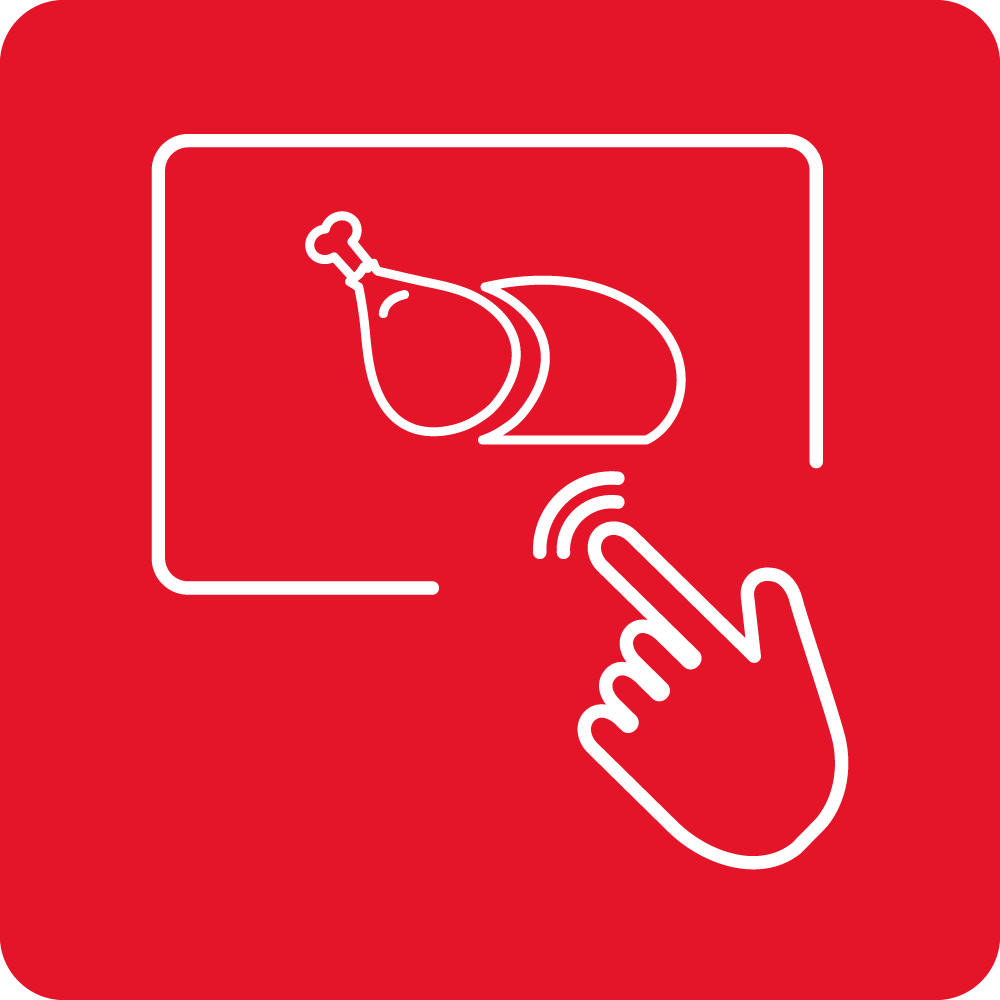 LED display with preset programmes (Tc)