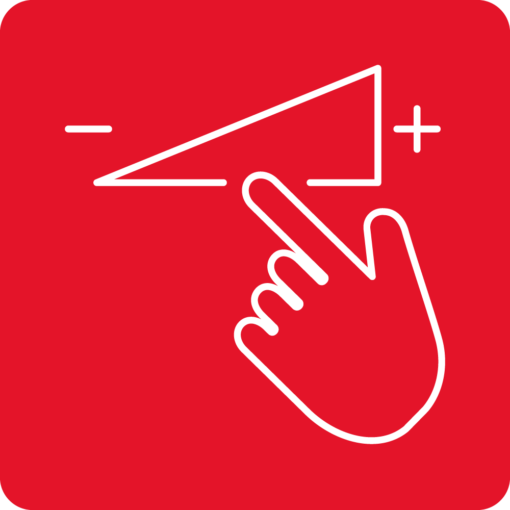 Slider szenzoros vezérlés